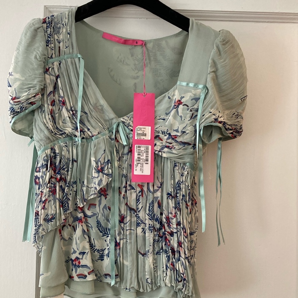 Vintage Emmanuel Ungaro silk top with tags